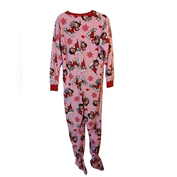 Betty Boop One Piece Footed Sleepwear - Picture 5 of 8